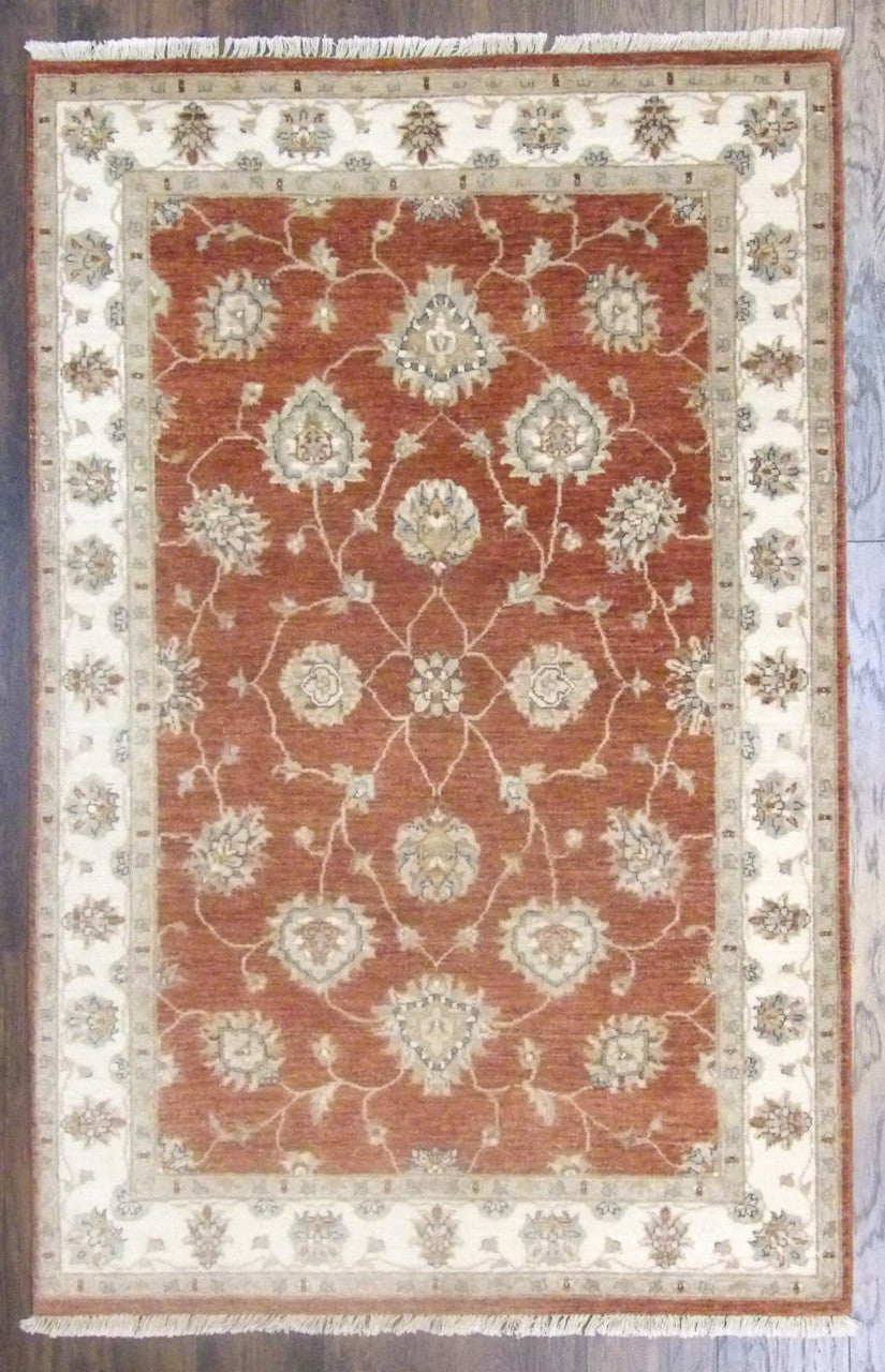4x6 Oushak Hand-Knotted Wool rug, Rug #101-666