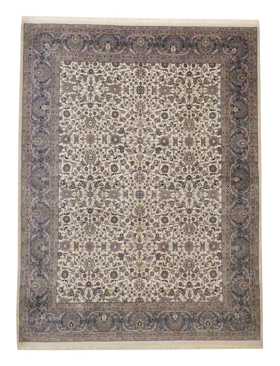 7x9 Antique Hand-Knotted Wool rug, Rug #101-5124