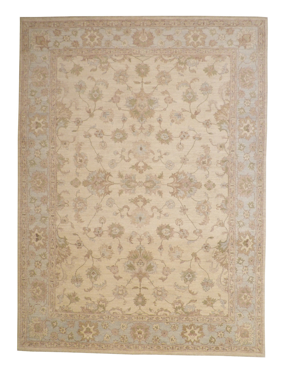 9x12 Oushak Hand-Knotted Wool rug, Rug #b-135