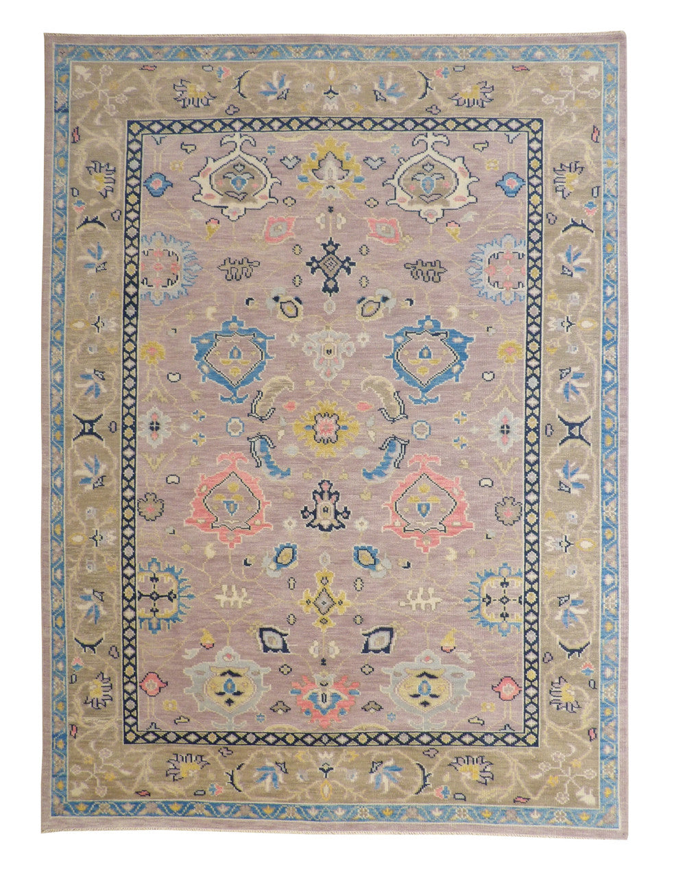 9x12 Oushak Hand-Knotted Wool rug, Rug #101-20198