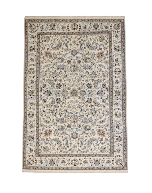 6x9 Antique Hand-Knotted Silk rug, Rug #101-2379