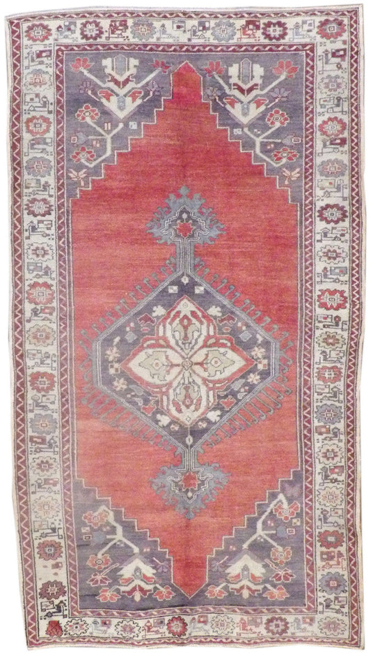 6x10 Antique Hand-Knotted Wool rug, Rug #101-1041