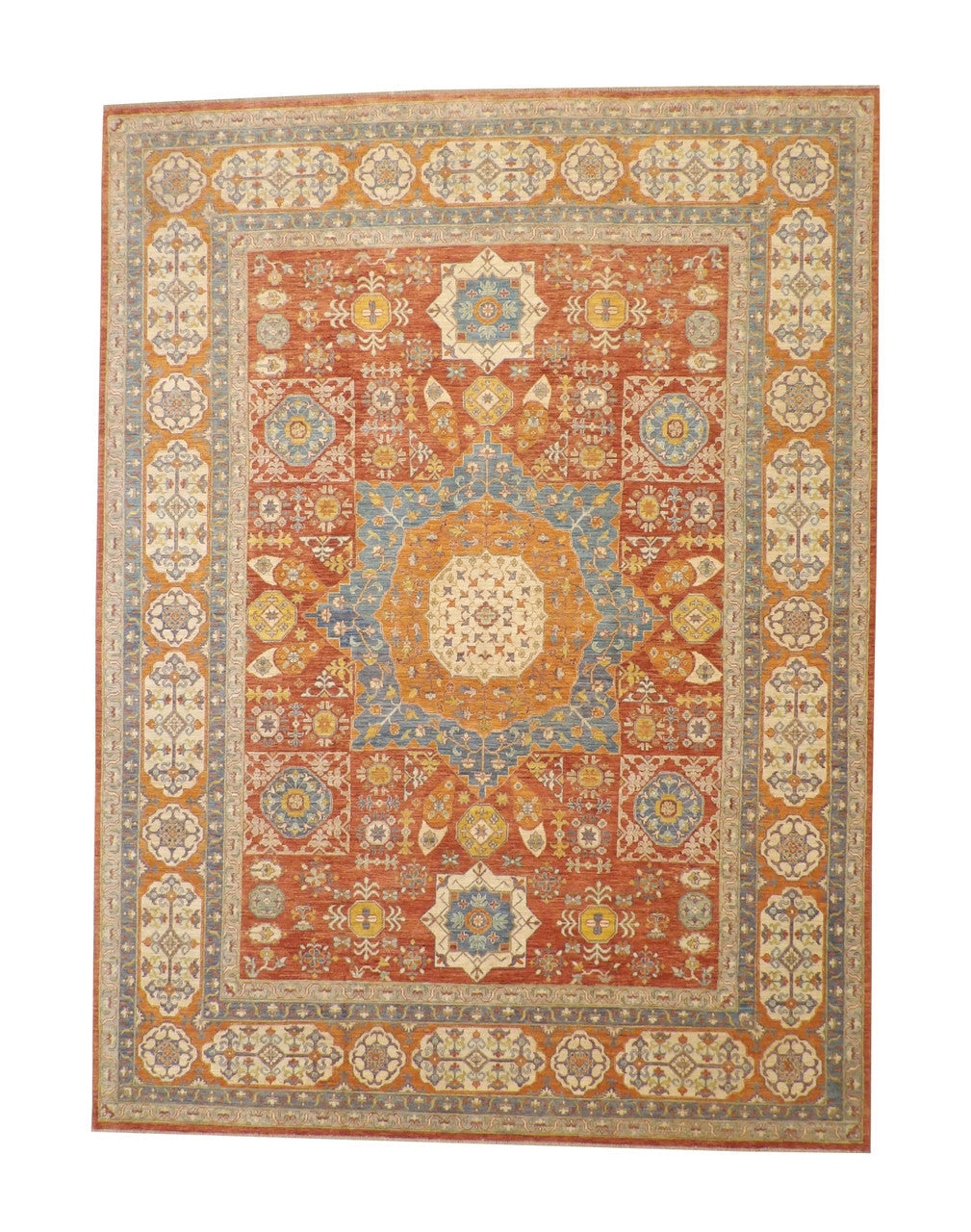 9x12 Tribal Hand-Knotted Wool rug, Rug #101-5105