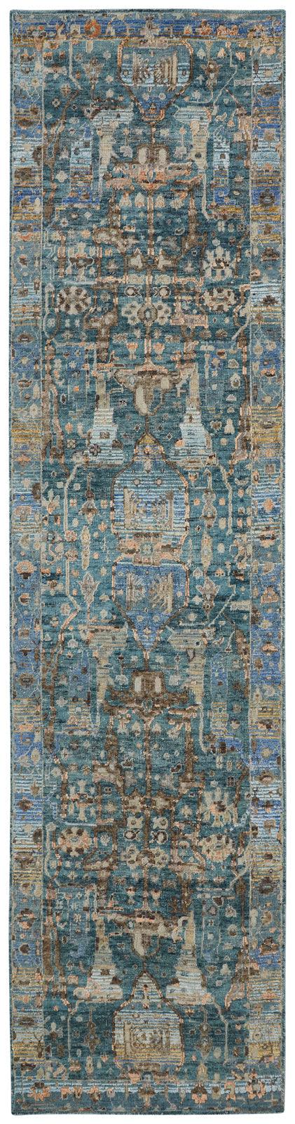 8' x 10' Transitional Hand-Knotted Silk rug, Rug #KT13640