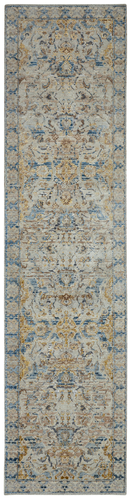 8' x 10' Transitional Hand-Knotted Silk rug, Rug #KT13620