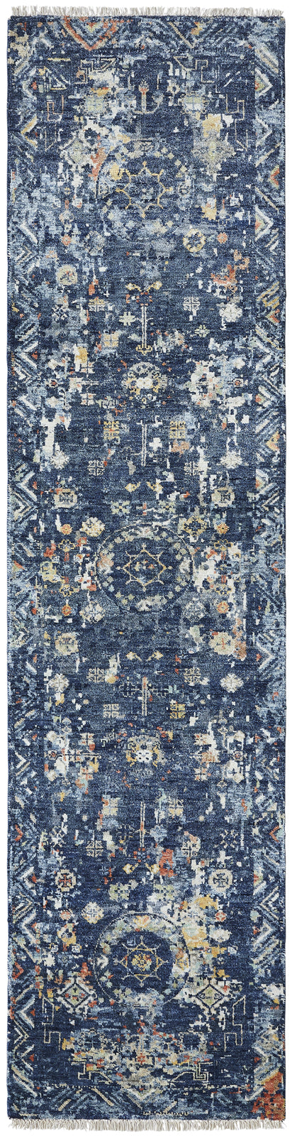 9' x 12' Transitional Hand-Knotted Silk rug, Rug #KH3520
