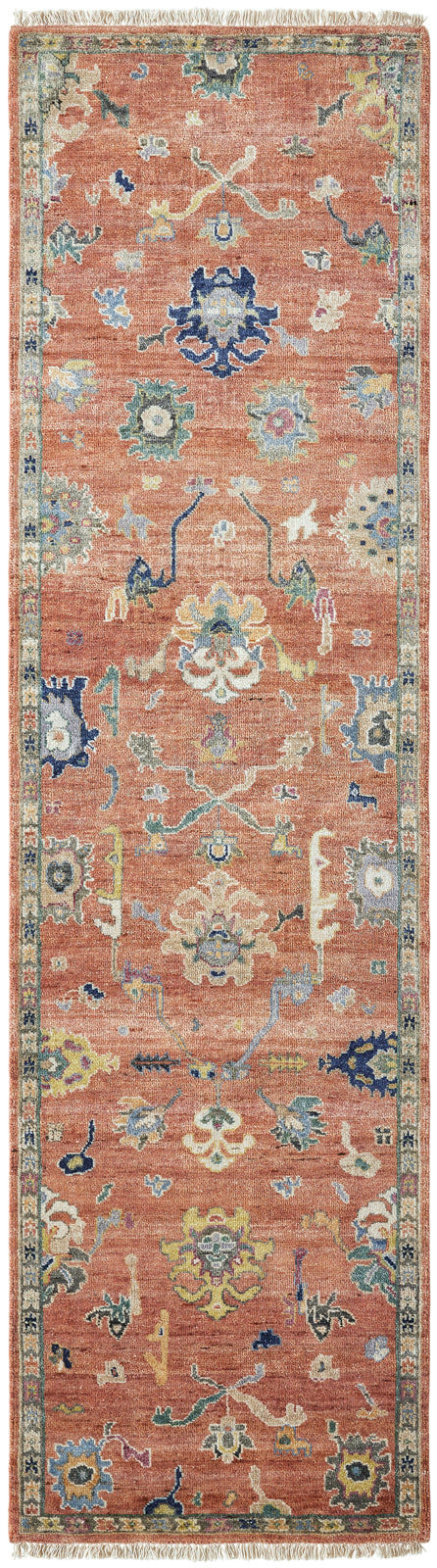 8' x 10' Oushak Hand-Knotted Silk rug, Rug #AA9040