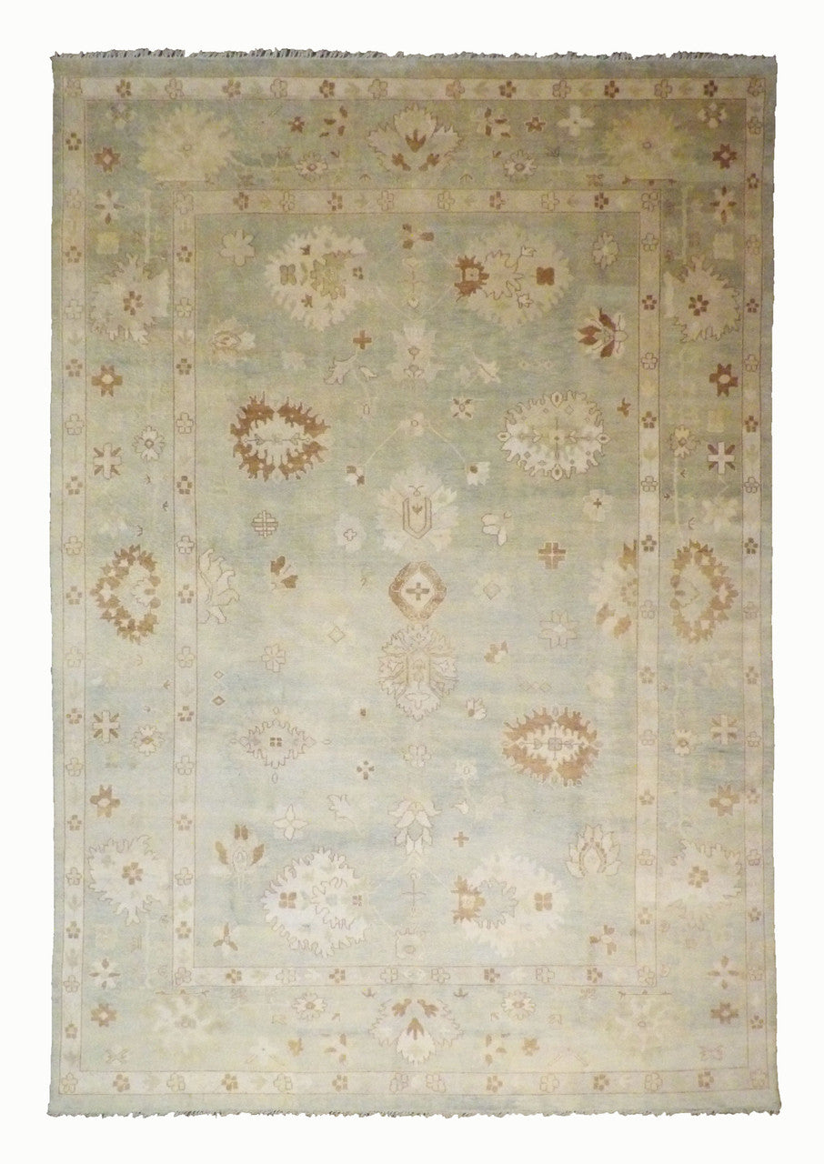 10x14 Oushak Hand-Knotted Wool rug, Rug #101-389
