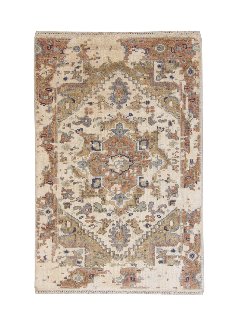 3x5 Transitional Hand-Knotted Silk rug, Rug #101-2241