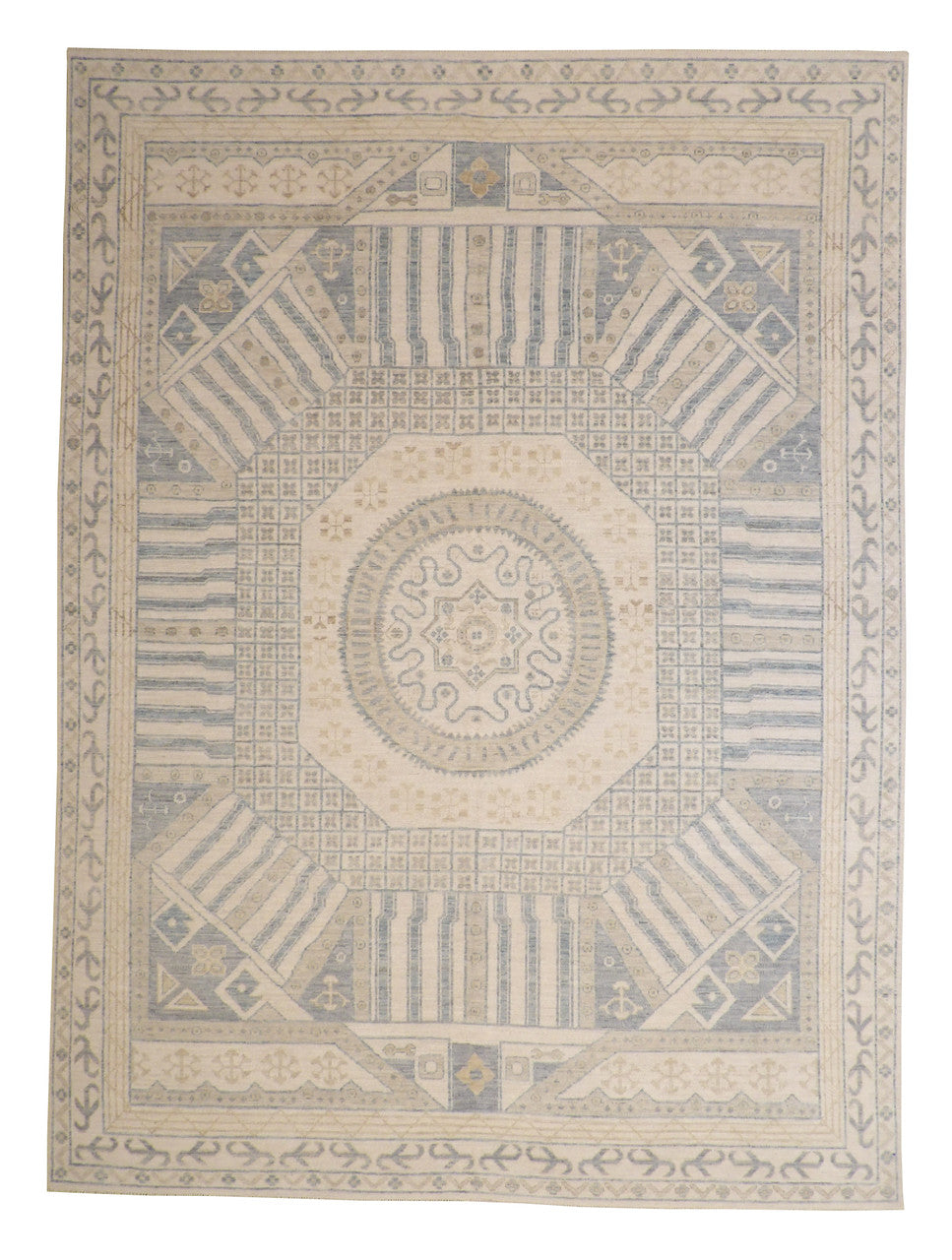 9x12 Oushak Hand-Knotted Wool rug, Rug #101-20358