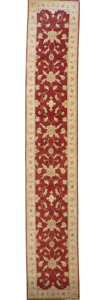 3x17 Oushak Hand-Knotted Wool rug, Rug #b147