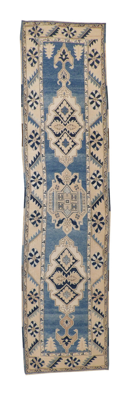 3x13 Oushak Hand-Knotted Wool rug, Rug #101-5081