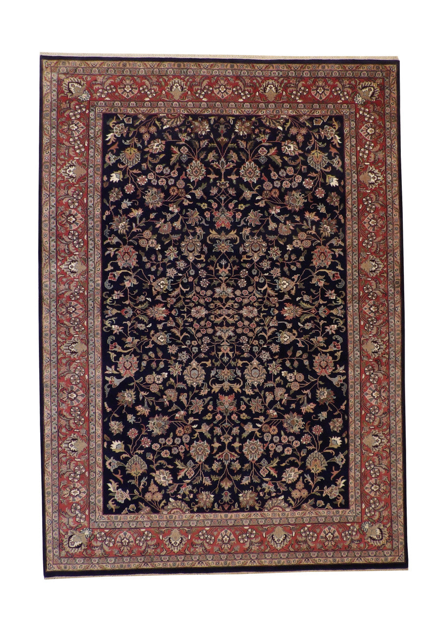 8x11 Antique Hand-Knotted Wool rug, Rug #101-20034