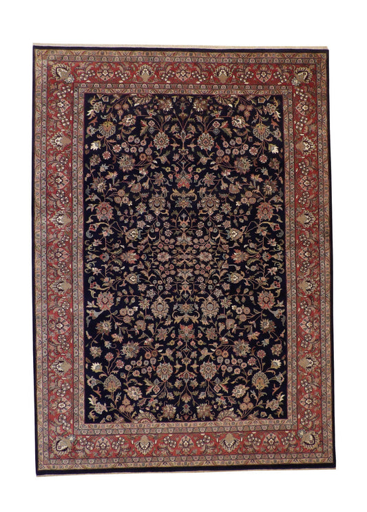 8x11 Antique Hand-Knotted Wool rug, Rug #101-20034
