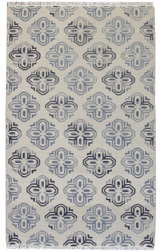 5x8 Flatweave Hand-Knotted Wool rug, Rug #101-812