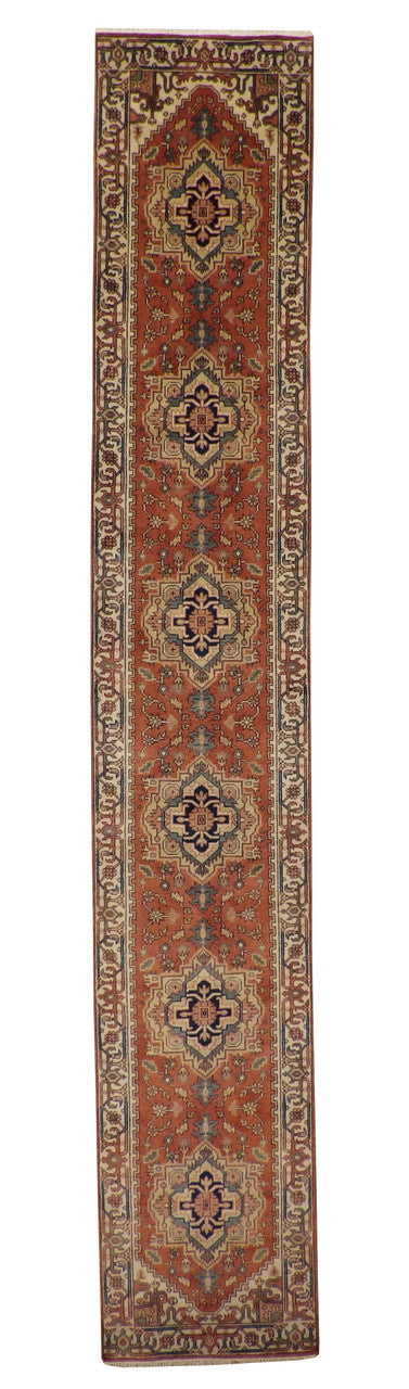 3x16 Tribal Hand-Knotted Wool rug, Rug #101-20074