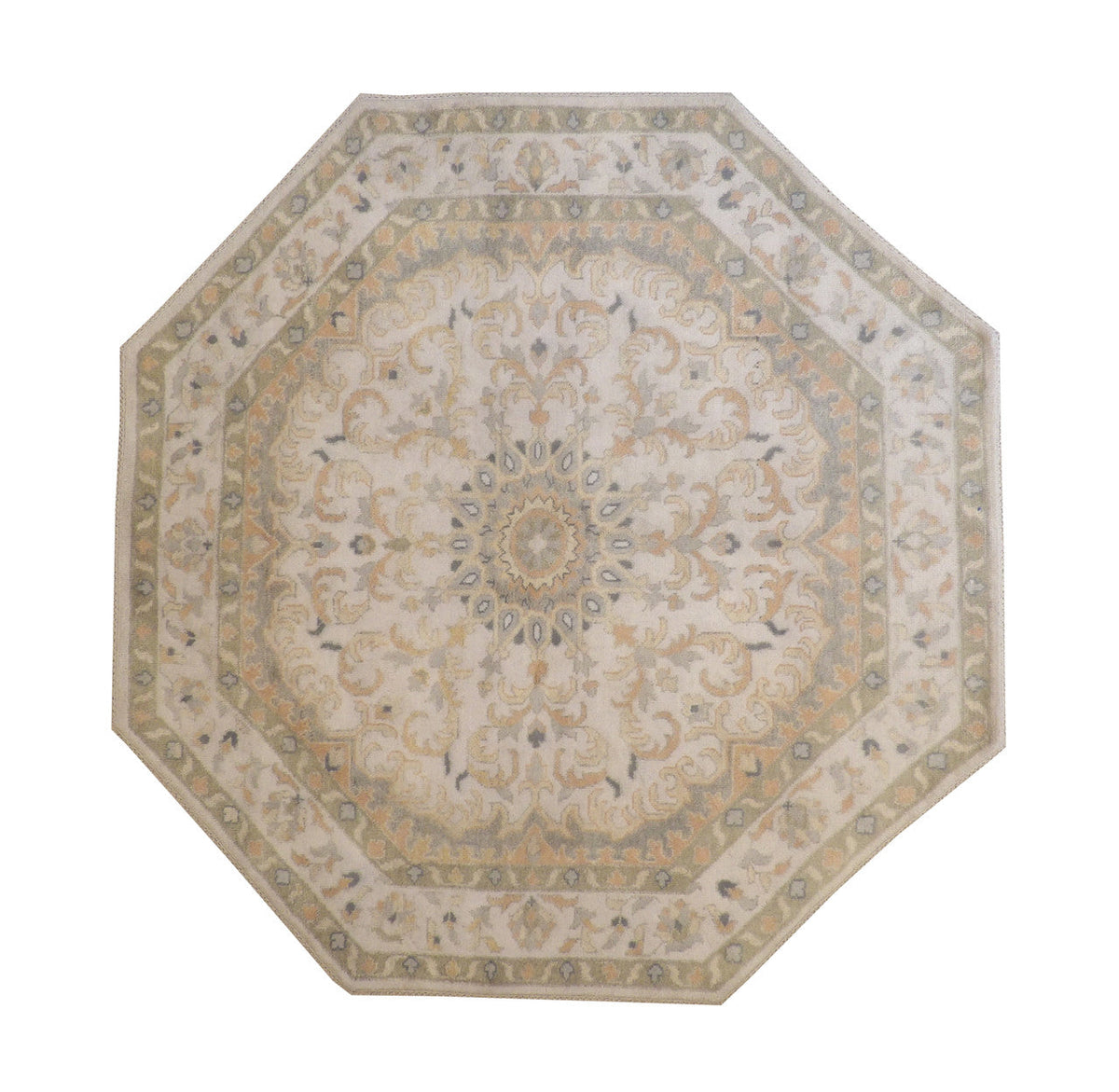 8x8 Oushak Hand-Knotted Wool rug, Rug #101-20337