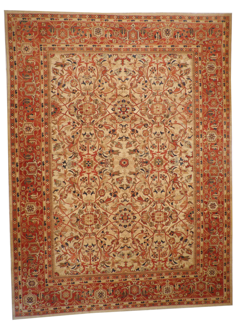 13x18 Oushak Hand-Knotted Wool rug, Rug #101-5016