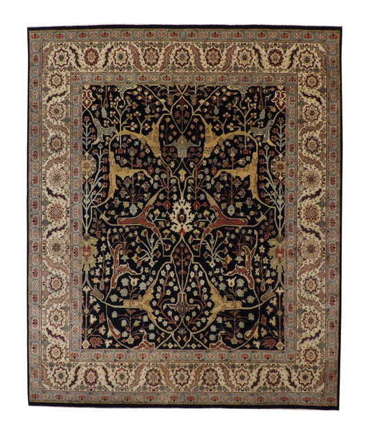 8x10 Antique Hand-Knotted Wool rug, Rug #101-20218