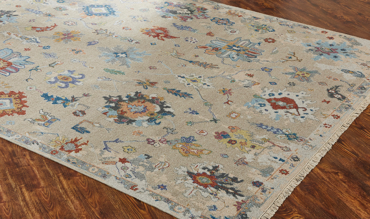 4' x 6' Transitional Hand-Knotted Wool rug, Rug #SK11800