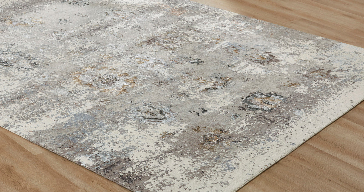 4' x 6' Transitional Hand-Knotted Silk rug, Rug #KD11470
