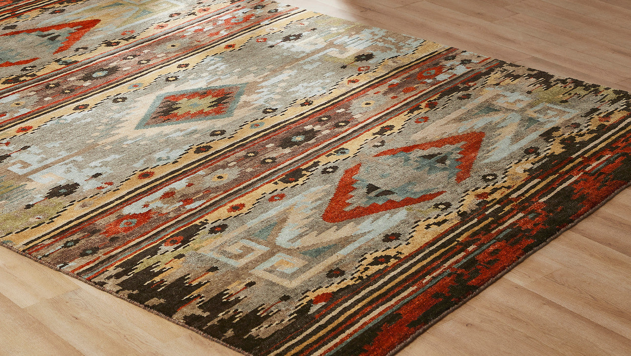 3' x 5' Southwestern Hand-Knotted Wool rug, Rug #MV7340