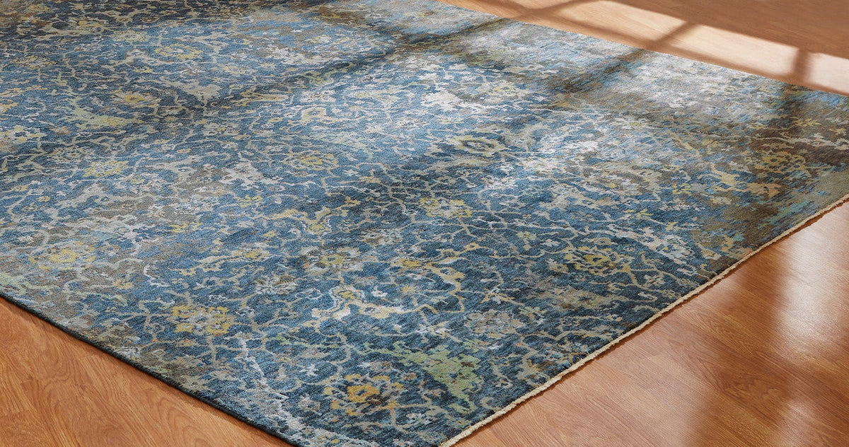 3' x 5' Oushak Hand-Knotted Silk rug, Rug #CR9330