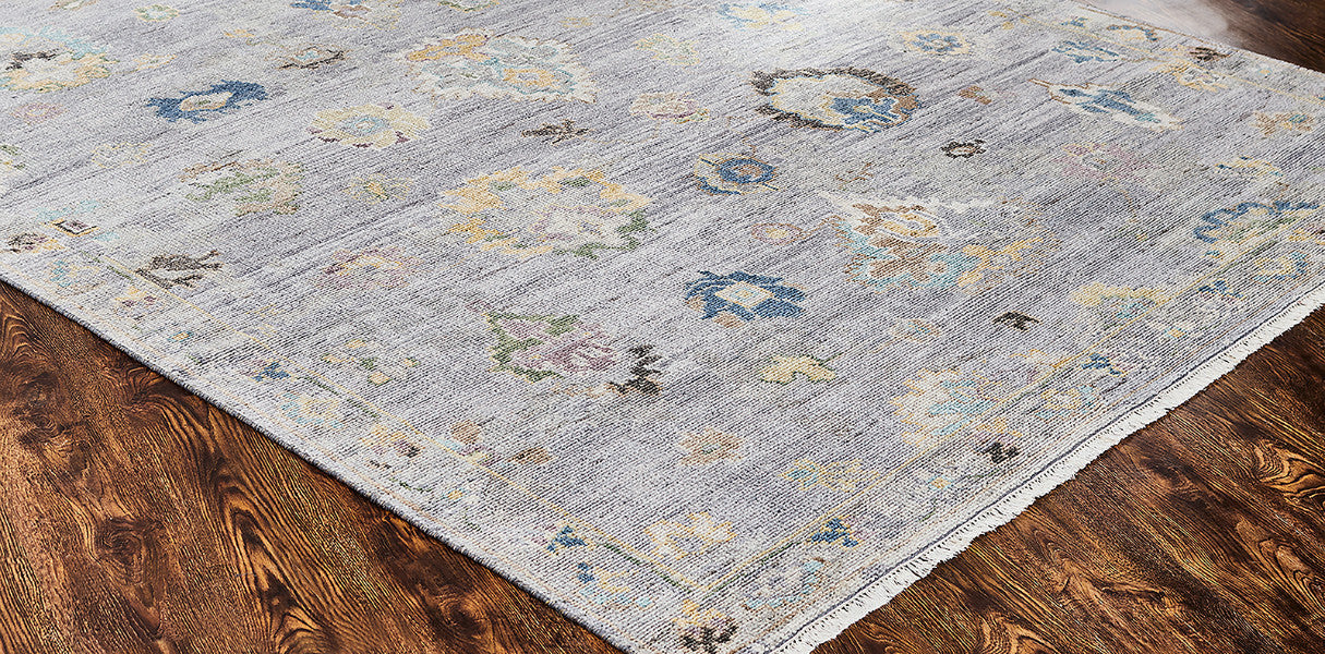 3' x 5' Transitional Hand-Knotted Silk rug, Rug #AM10080