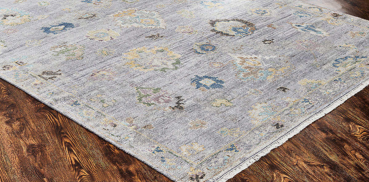 3' x 5' Transitional Hand-Knotted Silk rug, Rug #AM10080