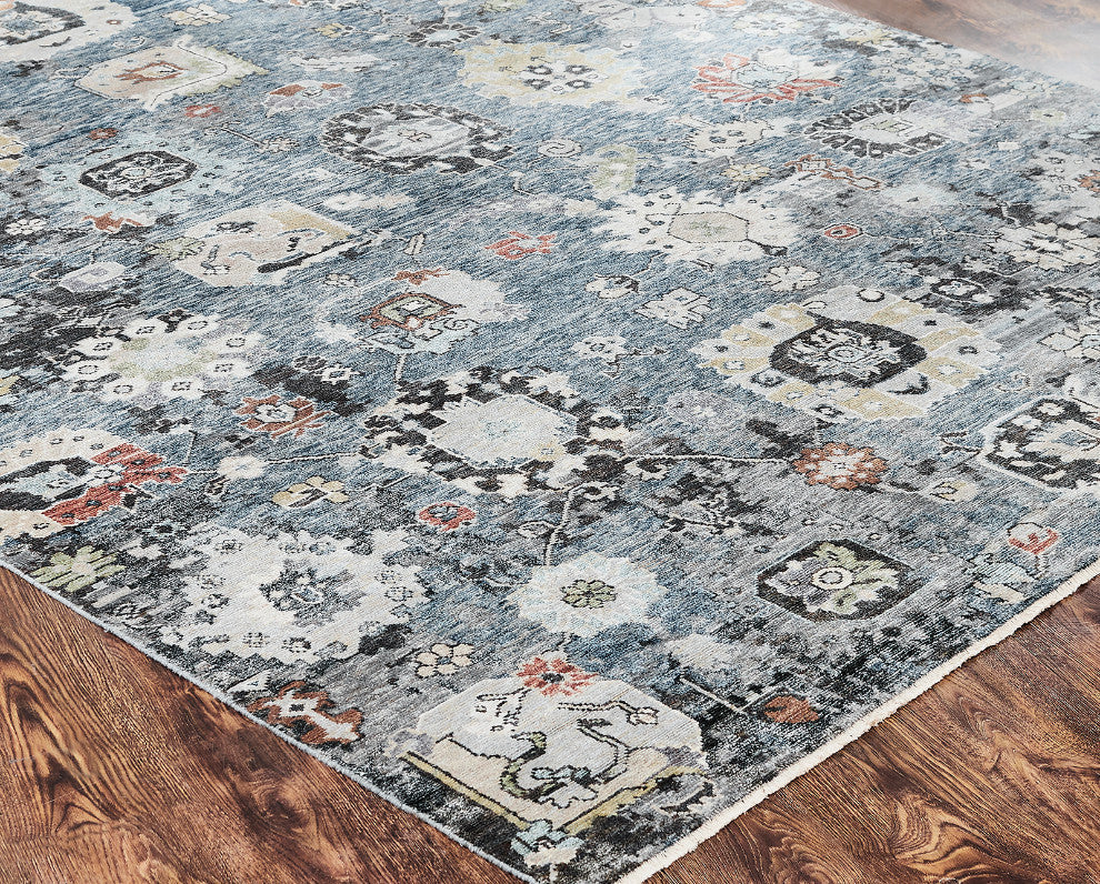 3' x 5' Oushak Hand-Knotted Silk rug, Rug #CR9350