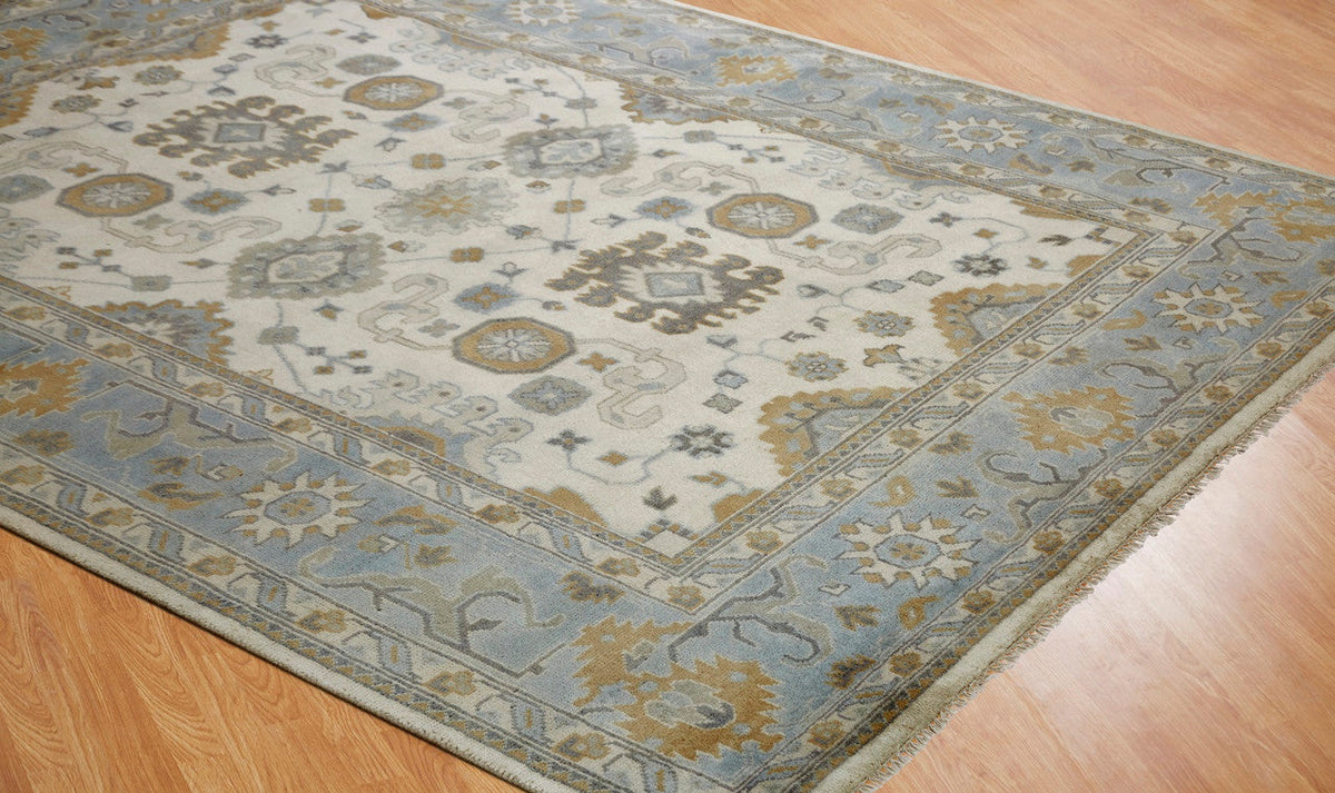6' x 9' Transitional Hand-Knotted Wool rug, Rug #US1020