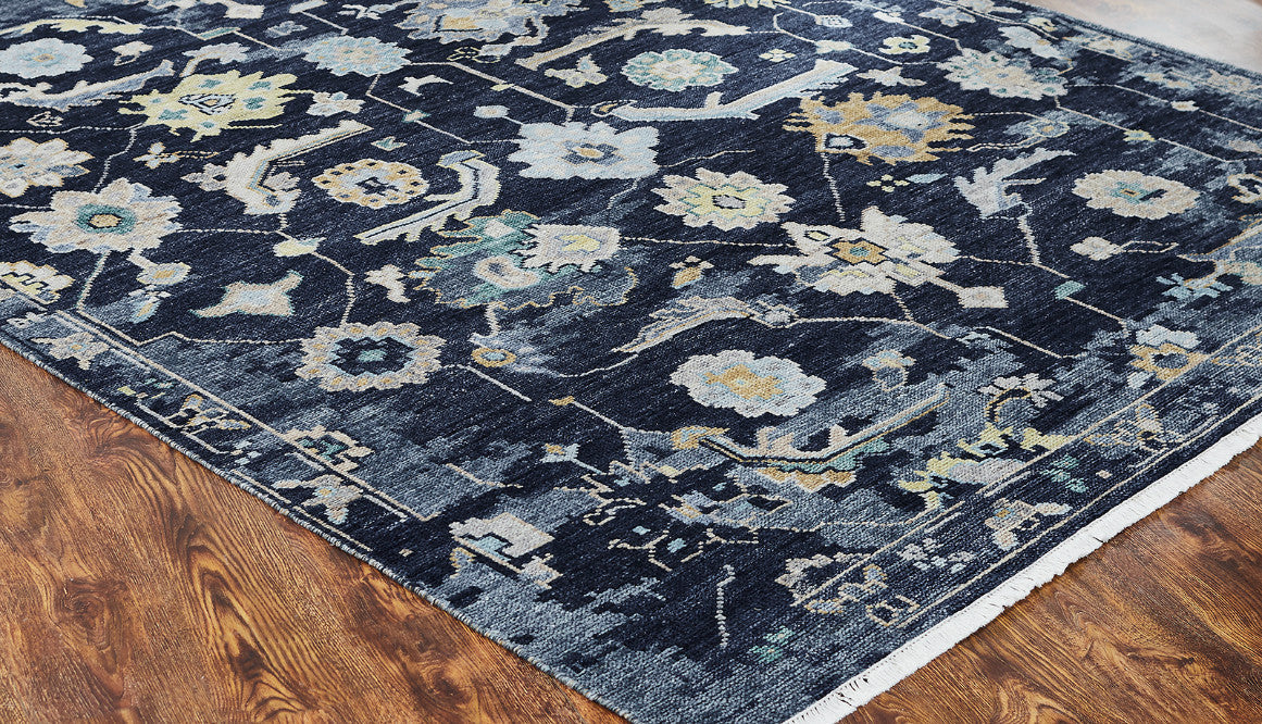 3' x 5' Transitional Hand-Knotted Silk rug, Rug #AM10020