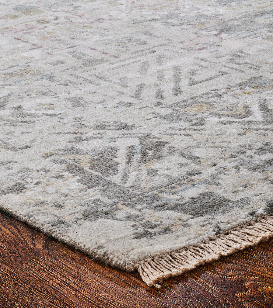 3' x 5' Transitional Hand-Knotted Silk rug, Rug #KH3450