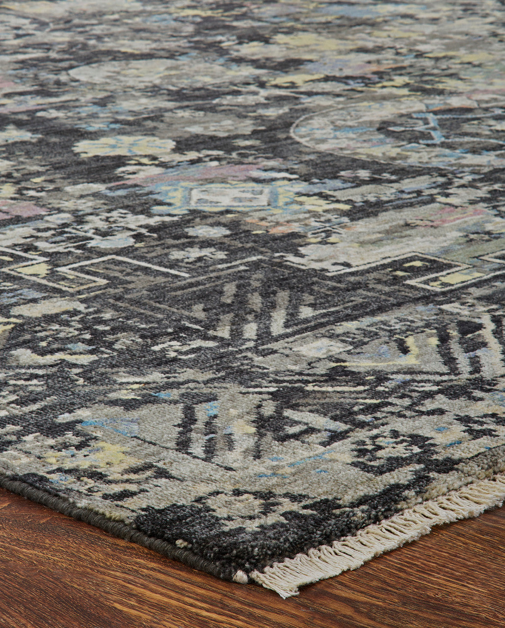 3' x 5' Transitional Hand-Knotted Silk rug, Rug #KH3510