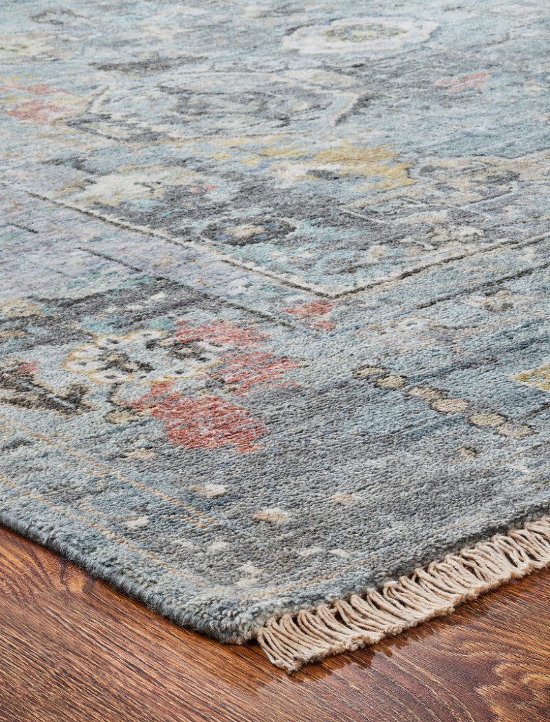 3' x 5' Transitional Hand-Knotted Silk rug, Rug #KH3470