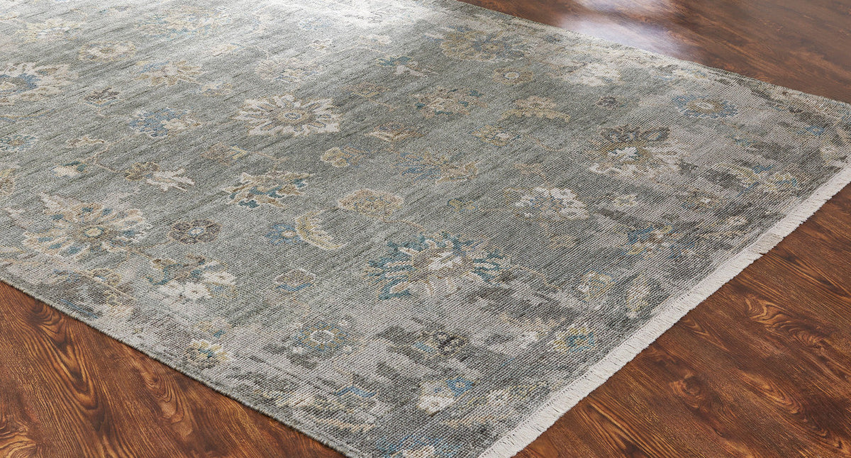 3' x 5' Transitional Hand-Knotted Silk rug, Rug #AM10040