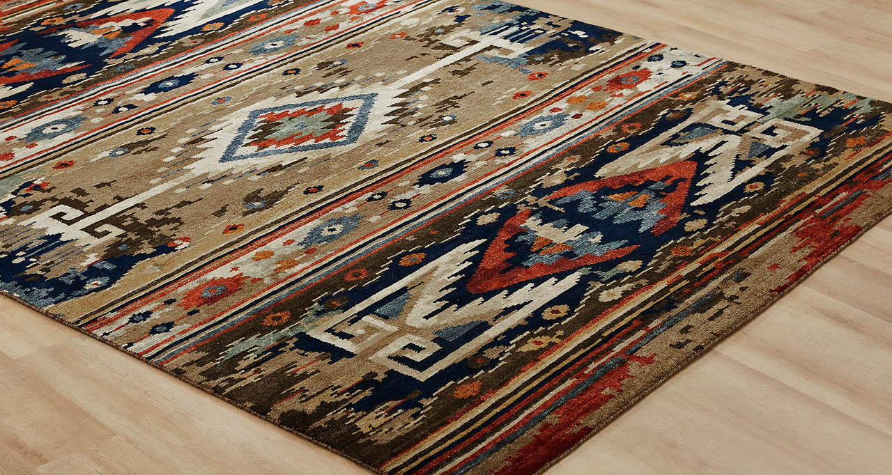 3' x 5' Southwestern Hand-Knotted Wool rug, Rug #MV7330