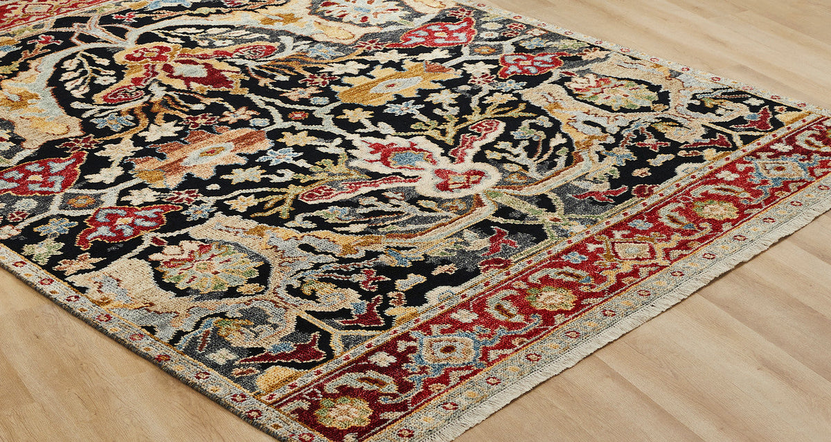 3' x 5' Transitional Hand-Knotted Silk rug, Rug #AM10110