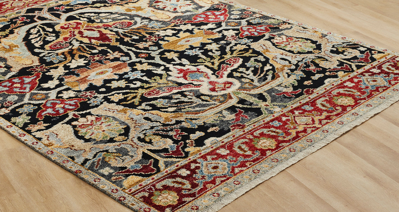 3' x 5' Transitional Hand-Knotted Silk rug, Rug #AM10110