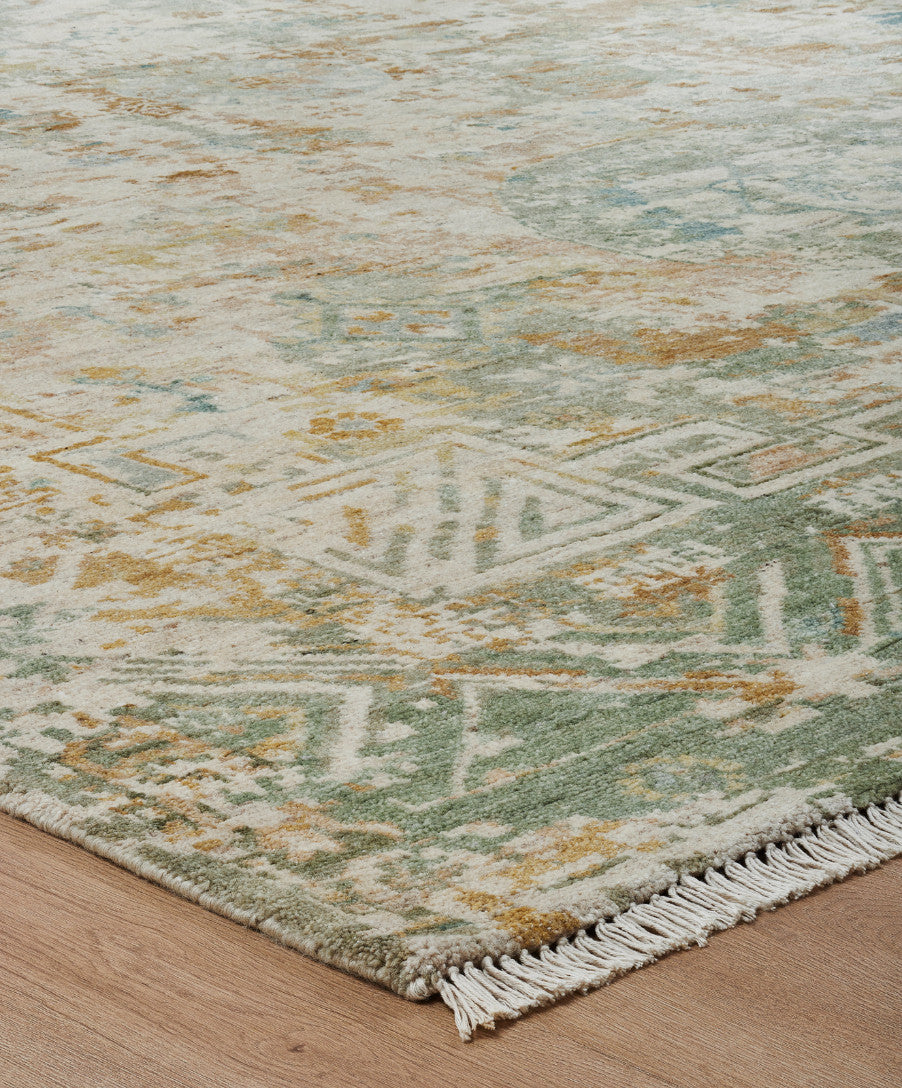 3' x 5' Transitional Hand-Knotted Silk rug, Rug #KH3530