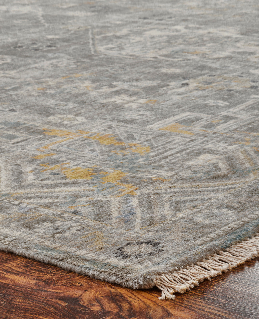 3' x 5' Transitional Hand-Knotted Silk rug, Rug #KH3500