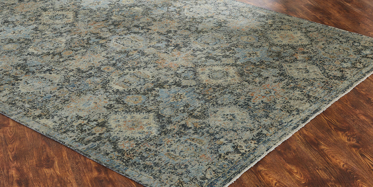 3' x 5' Transitional Hand-Knotted Wool rug, Rug #LR8090