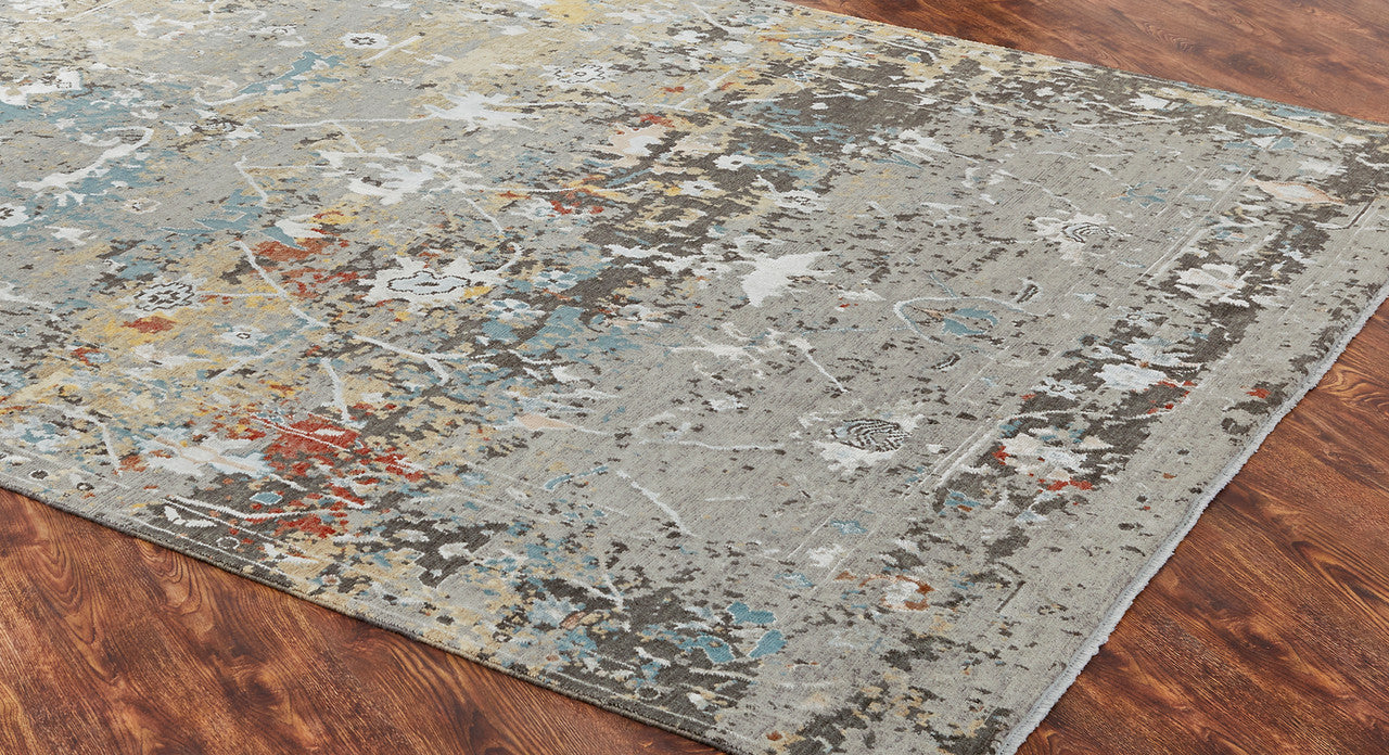 3' x 5' Transitional Hand-Knotted Silk rug, Rug #KD11410