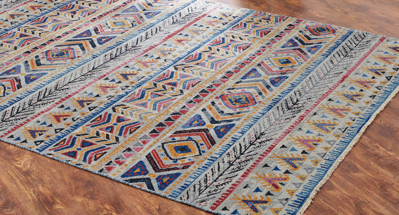 3' x 5' Transitional Hand-Knotted Wool rug, Rug #SK11890