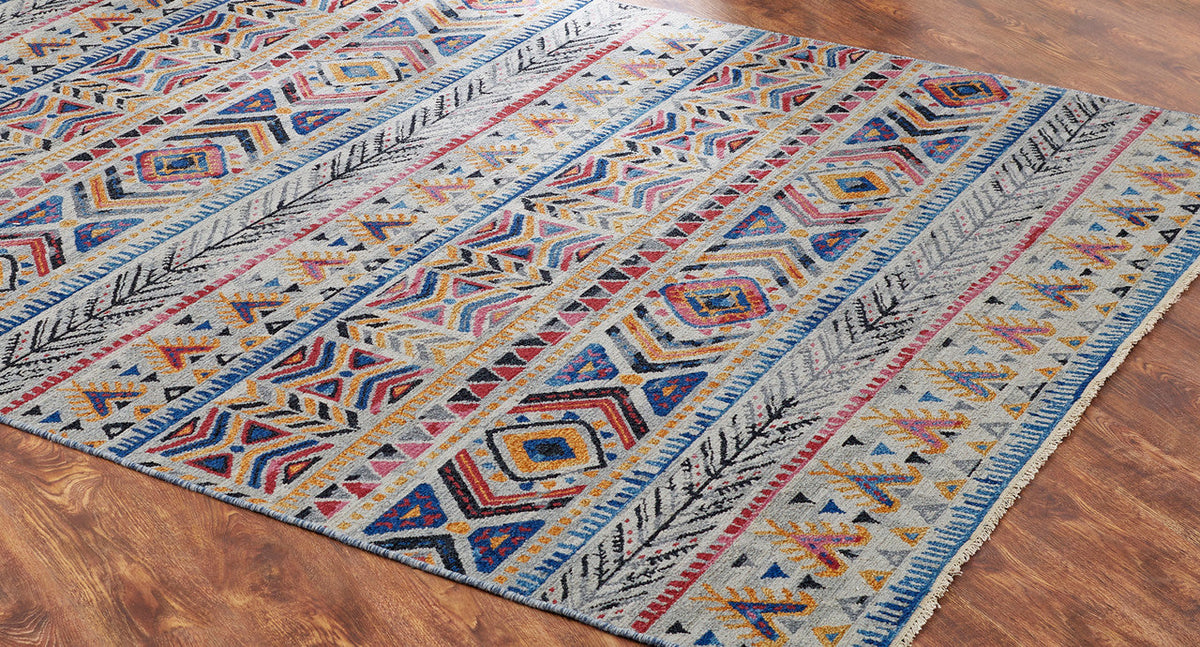 3' x 5' Transitional Hand-Knotted Wool rug, Rug #SK11890