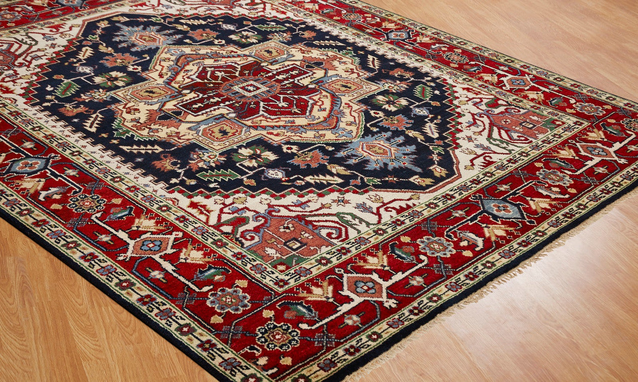 8' x 10' Traditional Hand-Knotted Wool rug, Rug #SR2010