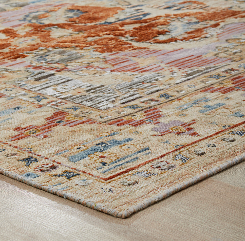3' x 5' Transitional Hand-Knotted Silk rug, Rug #KT13650