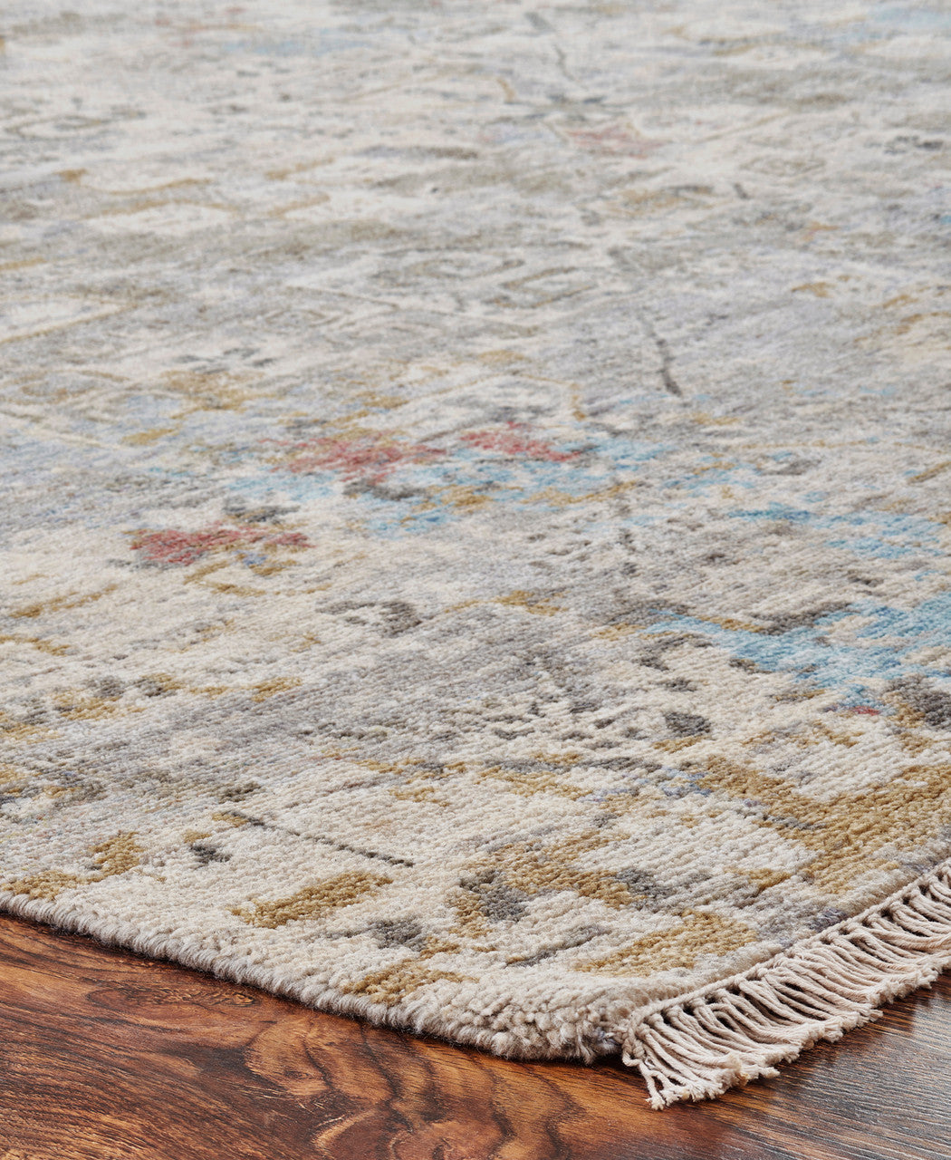 3' x 5' Transitional Hand-Knotted Silk rug, Rug #KH3480