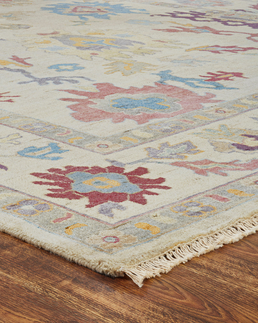 4' x 6' Oushak Hand-Knotted Silk rug, Rug #AA8990