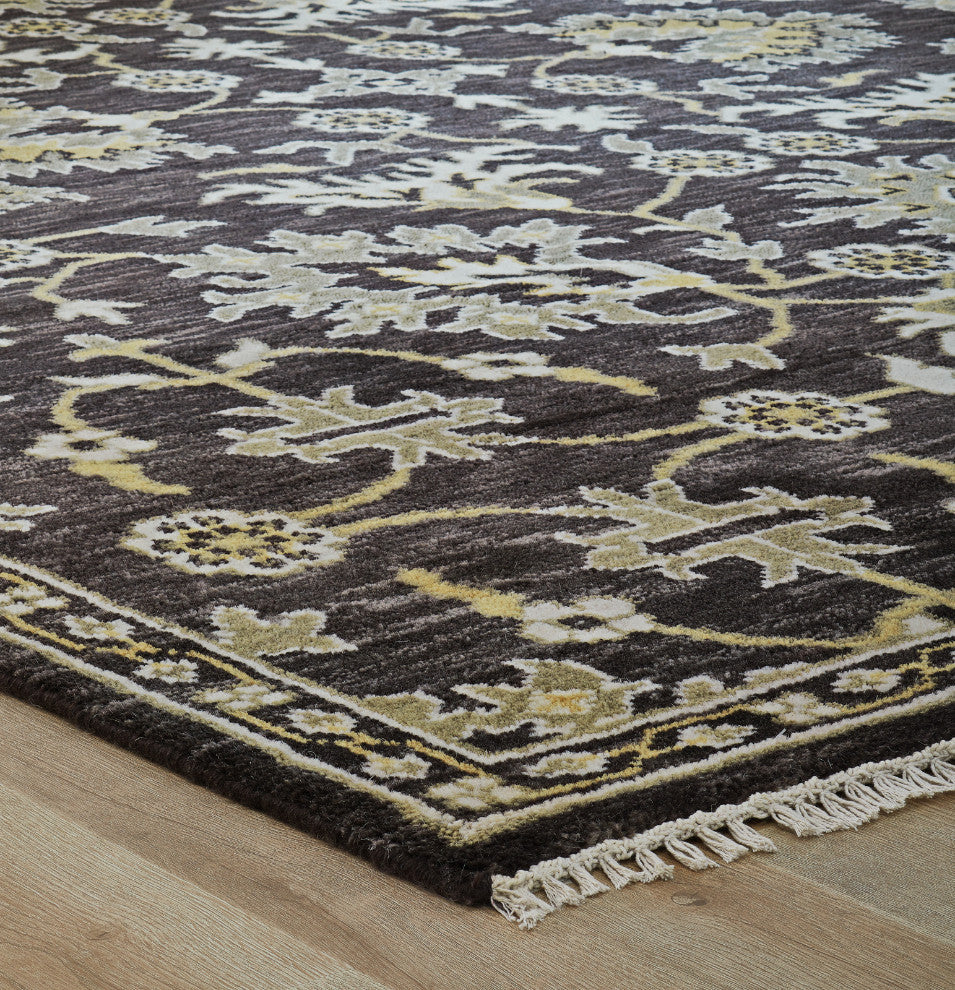 6' x 9' Transitional Hand-Knotted Wool rug, Rug #US1250